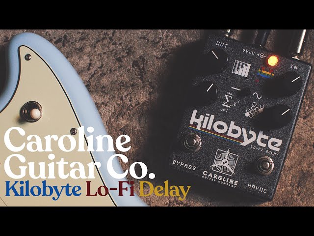 ギター Caroline Kilobyte Lo-Fi Delay Caroline Guitar Company Kilobyte 2000 Lo-Fi Tap Delay Review