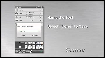 Starrett Tools HD  Force Measurement System Application How to Build a Peel Test