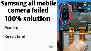 Samsung a20 camera failed solution/ samsung a20/a30/a50 camera failed solution