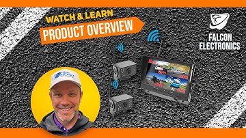 FalconEye 2 to 4 Wireless Backup Camera with 7" LCD Product Overview
