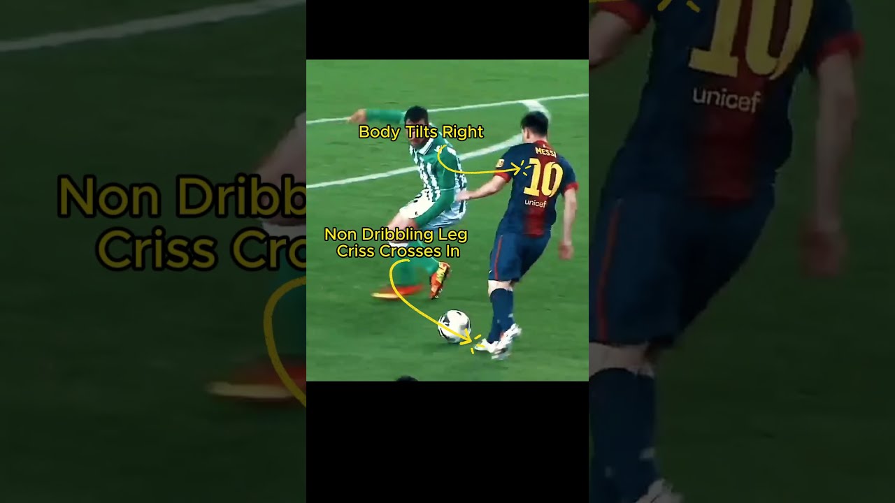 How Messi Does The Skip Feint Dribbling SoccerSkills FootballTutorial MessiDribble