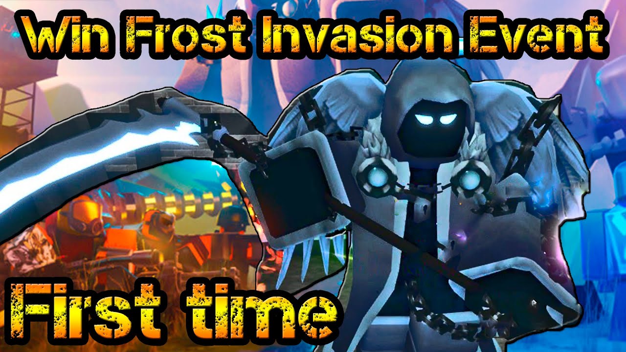 Solo Frost Invasion Event Roblox Tower Defense Simulator First Try Youtube - roblox tower defense simulator frost crate