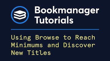 Bookmanager Tutorial - Quick Browse Overview