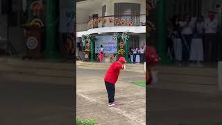 The eco beauties witness the KAAMULAN STREET DANCING prepared by the people of Libona!