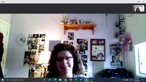 Using Skype Video Chat