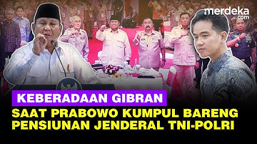 Terungkap Keberadaan Gibran saat Prabowo Kumpul Bareng Try Sutrisno & Pensiunan Jenderal TNI-Polri