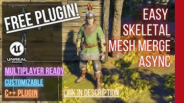 Easy Skeletal Mesh Merge Async [UE5] [FREE]