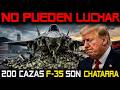 🚨 200 CAZAS F-35 NO SIRVEN PARA COMBATIR 🚨 ¿SE IRÁN A LA CHATARRA? 🚨