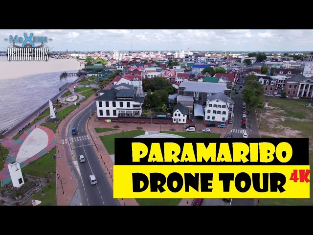 PARAMARIBO, SURINAME 🇸🇷 4K Cinematic Drone Tour