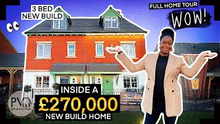 Touring a £270k!😍 ATTRACTIVE 3 Bed NEW Build House Tour UK | Bellway The Lacemaker FIRSTTIMEBUYER