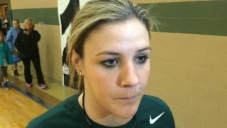 Former Freeland, MSU star Tori Jankoska talks about WNBA draft