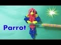 Rainbow Loom PARROT Charm (Maccaw, DIY Mommy Animals)