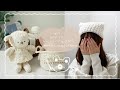 【編み物キット】🐑ひつじのメレンゲのあみぐるみ紹介🧁｜編み会のお礼｜秋冬おすすめ『ぷくぷくネコミミ帽子』『うねうねクッキーなバラクラバ』｜macaroniとあみもの#19