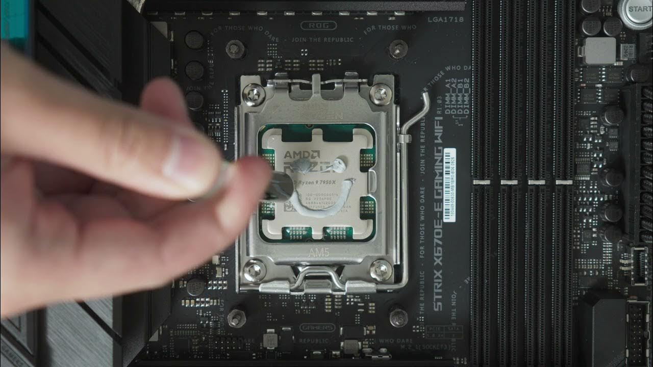 How Much Thermal Paste Should I Use? YouTube