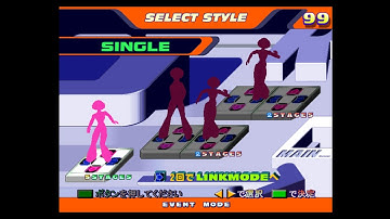 [DDR 4thMIX PLUS(AC)(JP)]BGM for select play style (Main mode)