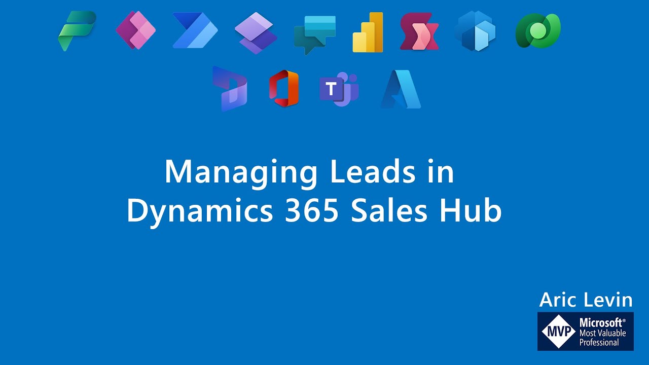 Lead Management in Microsoft Dynamics 365 Sales Hub