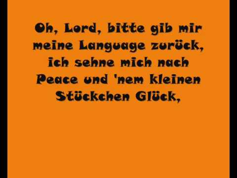 Wise Guys - Denglisch (with Lyrics)