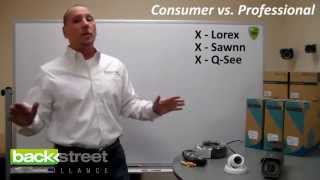 Consumer vs. Professional Grade Security Cameras