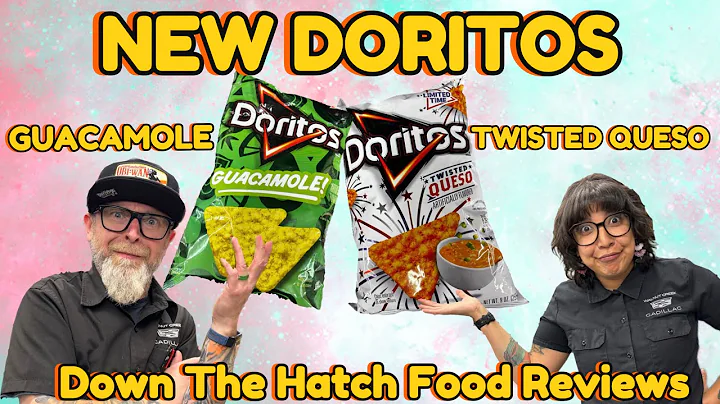 Doritos Twisted Queso & Guacamole chips review #doritos #chips #new