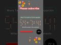 move only one!! #shorts #shortvideo #shortsfeed #matchstickpuzzle #maths #mathpuzzle #education