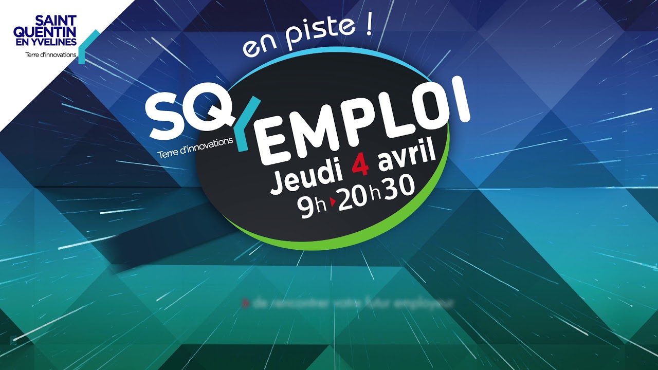 Sqy Emploi En Piste 4 Avril 2019 Youtube