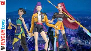 Mattel KPop Demon Hunters How It's Done Rumi, Mira & Zoey 6 Inch Action Figures Review FLYGUYtoys