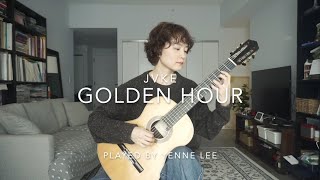 Golden Hour - JVKE - fingerstyle classical guitar solo cover by Yenne Lee