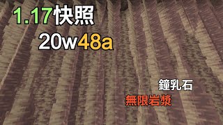 【Minecraft更新介紹 | 20w48a】鐘乳石 | 無限岩漿實現