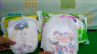 Diaper Pants Review - Sweety Bronze Pants & Merries Good Skin