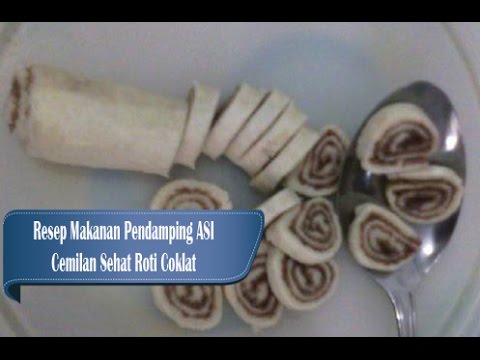 Makanan Pendamping ASI Cemilan Sehat Roti Coklat - YouTube