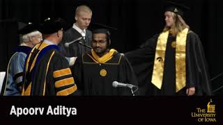 University of Iowa Graduate College (Masters) Spring 2019 Commencement (Korean)