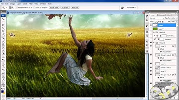 Designing Dream Scene in Photoshop Urdu Tutorial by Emadresa