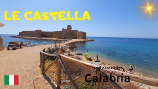 Le Castella, ITALY 🇮🇹, Calabria Isola Caporizzuto CROTONE. Walking Tour