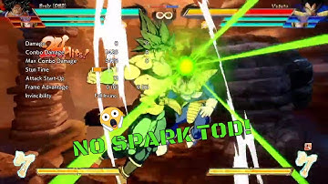 [#DBFZ] DBS Broly No Spark TOD Rejump Combo | Dragon Ball FighterZ (Season 4)