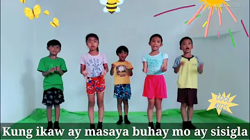 Kung Ikaw Ay Masaya with Lyrics | Tagalog Christian action song for kids