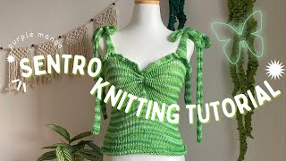 Sentro Tutorial - How To Make a Machine Knit Top