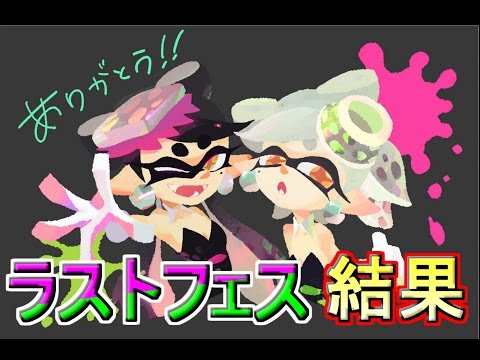 【スプラトゥーン】ラストフェス結果発表！勝ったのはアオリ？ホタル？【ハイカラニュース】