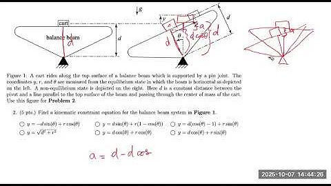 Kinematic Constraint Equations