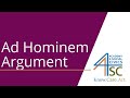 Understanding Ad Hominem Arguments