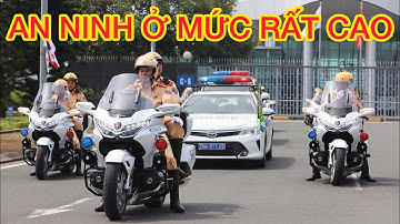 Xe dẫn đoàn Tổng Thống Hàn Quốc phát loa trực tiếp nhắc nhở CSGT tại chốt vì chủ quan khi đã có lệnh