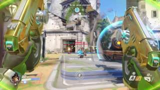 Overwatch Arcade Tracer 11-2 Eichenwalde win
