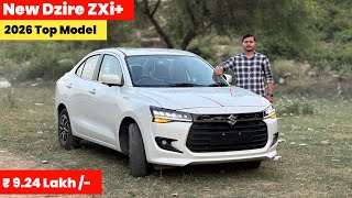 2026 Maruti Suzuki Dzire Top Model ZXi Plus Detailed Review | Sunroof | On Road Price | OFFers