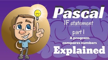Pascal If Statement Part 1