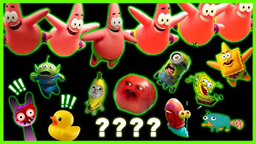90 Patrick, Spongebob, Tralarero, Compilations, Sound Variations in 502 Seconds