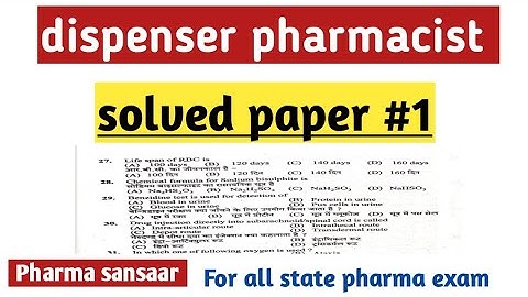 HPSSC DISPENSER POST CODE 967  SOLVED PAPER #hpssc