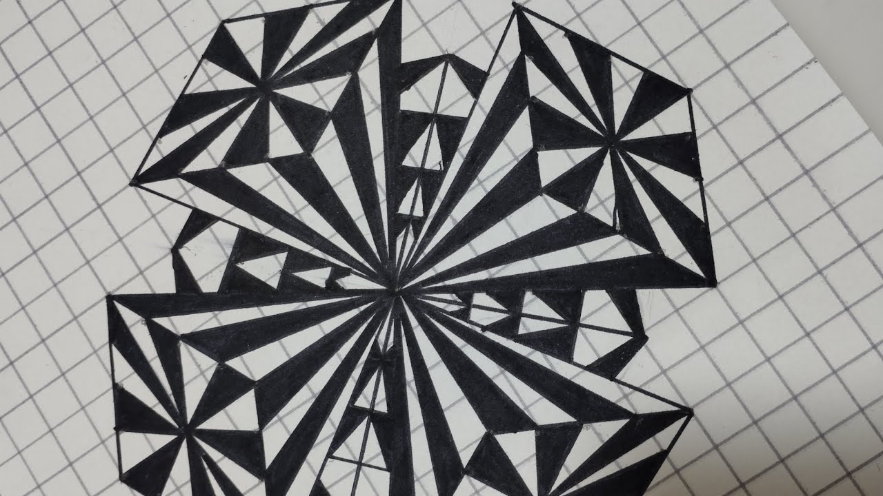 How to Draw an incredible optical illusion column figure that tricks ...