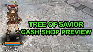 Tree of Savior Grand Opening Cash Shop