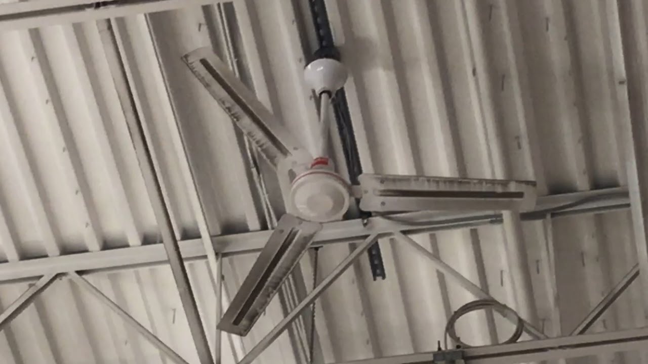 2 Dayton/Marley industrial ceiling fans at Home Depot (back area ...