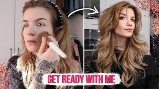 GET READY WITH ME 💗 Dagelijkse haar en make-up routine