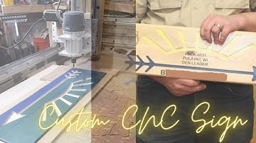 Custom CNC Router project - rough lumber to finishing cuts for an Arrow of Light Plaque. NO TALKING
